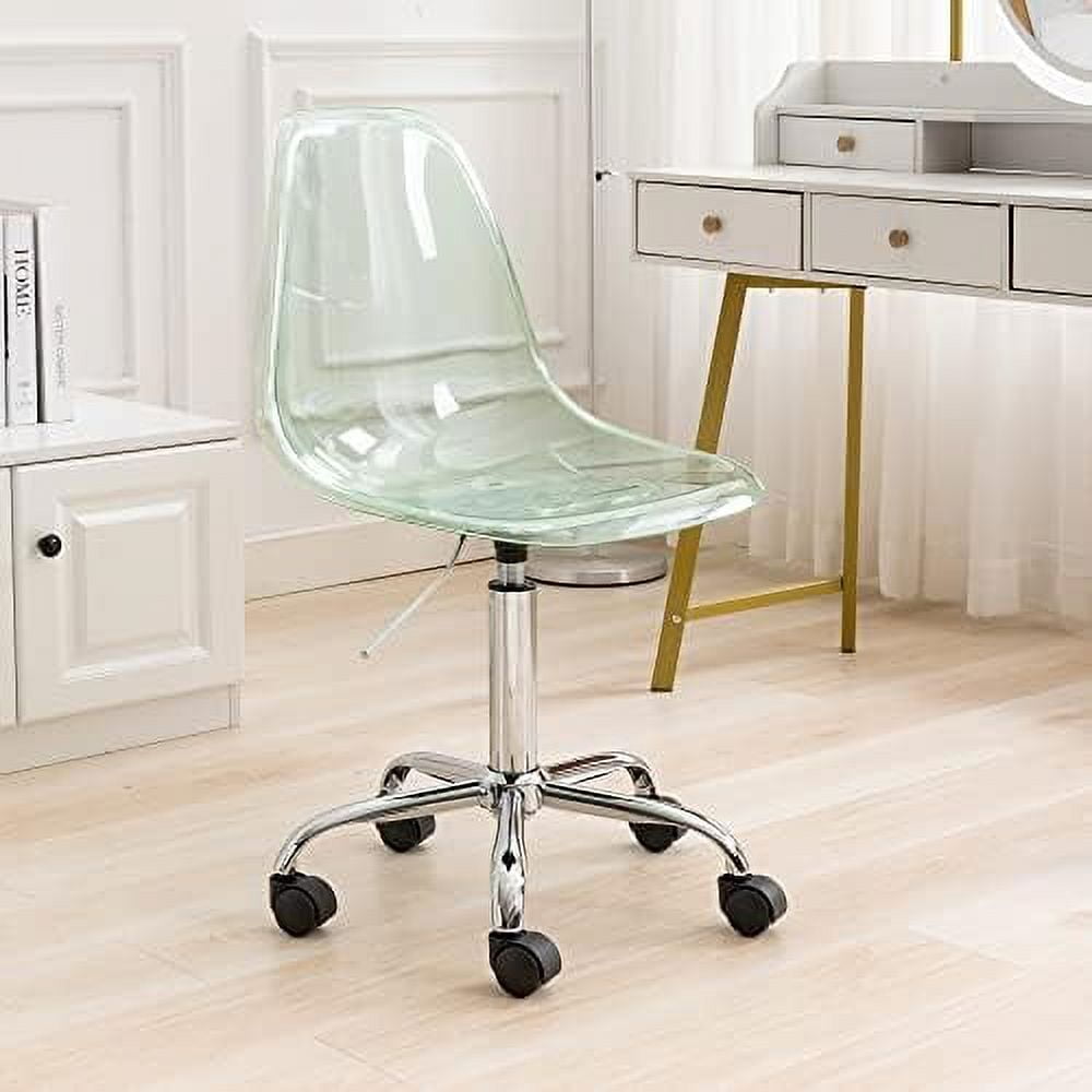 Clear desk chair online walmart