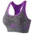 thumbnail image 3 of LLYWEY Padded Bras Discounts Padded Bras Ladies Bralette Bra Style-296 Women Padded Bra Feature Adult Female Push up Sports Bras Purples 38B, 3 of 8