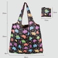 thumbnail image 4 of Reusable Shopping Bag Women Cute Fish Cart Flower Print Nylon Foldable Grocery Bag Creative Eco-Friendly Tote Bag Lightweight, 4 of 4