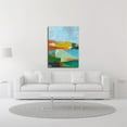 thumbnail image 2 of 24" x 32" North Bay Hills by Jan Weiss - Wall Art Print on Canvas Fabric Blue, 2 of 3