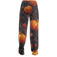 thumbnail image 7 of Trgacdwlo Womens Halloween Fleece Pajama Pants Spooky Ghost Pumpkin Fuzzy Pajama Pants Fall Winter Warm Womens Sleep Pants, 7 of 7