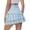 Moon Blue, variant on Women's Pleated Tennis Skirt Golf Skirt Athletic High-Waisted Belted Pocket Lined Shorts Fitness White M
