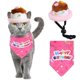 thumbnail image 1 of 2025 Dog Cat Birthday Hat and Bandana Costume Accessories for Dogs Cats Birthday Party Gifts for Cat and Dogs, 1 of 5