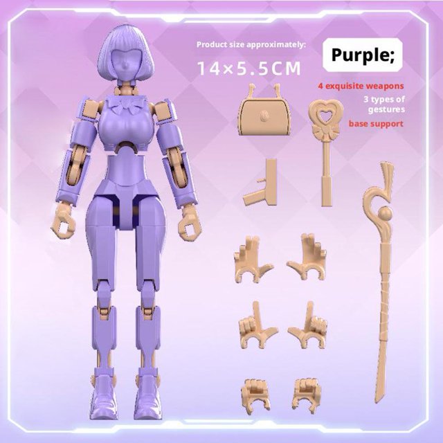 Muñeca Lucky 13, guerrera mágica, juguete para armar, bricolaje, desarrollo de la fuerza de voluntad, adornos, juguetes pequeños