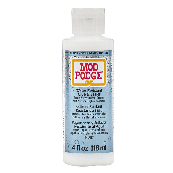 Mod Podge Water Resistant Glue and Sealer, 4 fl oz