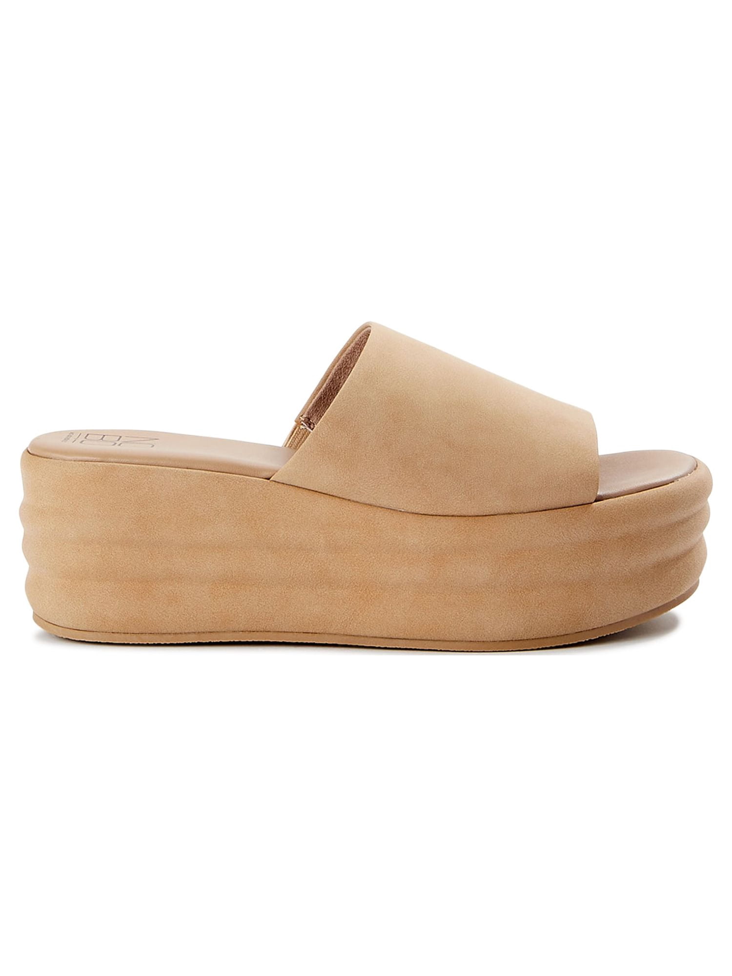 No Boundaries Women's Flatform Wedge Sandals