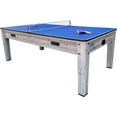 thumbnail image 4 of RACK Luxor 7.5-Foot 4-in-1 Multi-Game Swivel Billiard/Pool Table (Blue Felt with Gray Body), 4 of 9