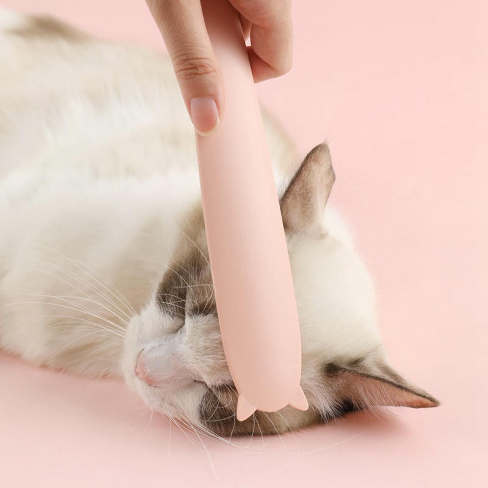 ESTINK Cat Tongue Brush, Comfortable 2 Colors Available Cute Shape Cat