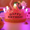thumbnail image 3 of Gorro de Cumpleaños CHAO Feliz Cumpleaños con LED Rosa, 3 of 5