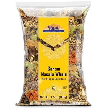 Rani Garam Masala Indian 11 Whole Spices Blend 3.5oz (100g) ~ All Natural, Salt-Free | Vegan | No Colors | Gluten Friendly | NON-GMO | Kosher | Indian Origin