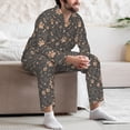 thumbnail image 6 of KLL Animal Paw Sleepwear Mens Flannel Pajamas,Long Cotton Pj Set, 6 of 7