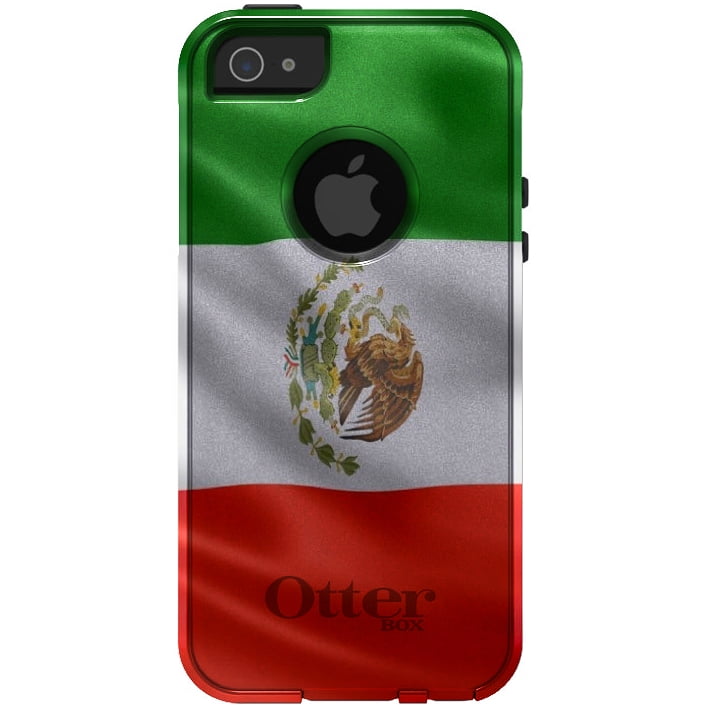 DistinctInk Custom Black OtterBox Commuter Series Case for Apple iPhone 5 5S ...