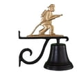 thumbnail image 1 of Cast Bell With Gold Bronze Fireman Ornament, 1 of 1