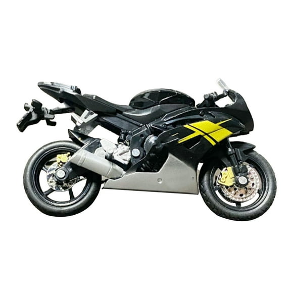 p>Modèle de Moto, 1:18 Échelle Noir Large Applicabilité Jouet Moto pour la Décoration de la Maison/p>