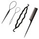 thumbnail image 4 of de 4 Piezas de Accesorios para Peinar El Cabello, Herramienta para Trenzar El Cabello para Moños, Cabello para Bricolaje, 4 of 6
