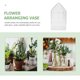 thumbnail image 5 of Pequeño jarrón de vidrio en forma de jarrón decorativo jarrón creativo floral arreglo floral, 5 of 7