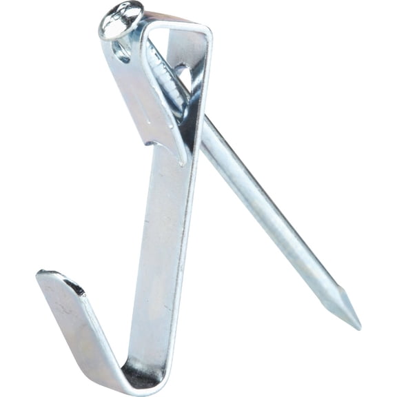 Hillman Picture Hanger Heavy Duty - 10 Lb Capacity - Carded, Steel, Includes Nails