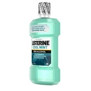 Listerine Zero Mouthwash, Cool Mint 16.9 oz (Pack of 2)