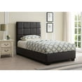 thumbnail image 1 of Glenwillow Home Kenville Faux Leather Upholstered Platform Bed in Brown, 1 of 2