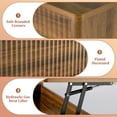 thumbnail image 6 of Coffee Table, Lift Top Coffee Table with Storage, Small Living Room Furniture, Fluted Design, 16.22'' H X 37.4'' W X 18.9'' D, 6 of 7