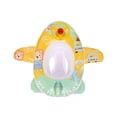 thumbnail image 1 of 1-5 años y menos de 55 libras en el volante engrosado avión nadando fondo de esponja de dibujos animados inflable para niños fondo de esponja para bebé longitud del avión 77 ANGGREK  Otros, 1 of 8