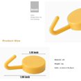 thumbnail image 3 of 40 Self Adhesive Plastic Hooks Durable Colorful Wall Hooks Key Holder For Bathroom, Kitchen, Desk, Cabinet, Glass Multi-purpose Hooks, 3 of 5