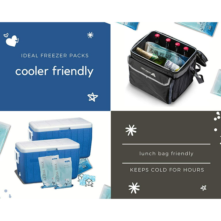 Cooler Ice Packs Freezer Packs For Lunch Boxes Cooling Box Super Freezing  And Can Be Heated Using Repeated Ideal For Hot Drink - AliExpress