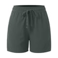 thumbnail image 4 of Active Shorts for Women, Women's Ice Silk Quick Drying Breathable Stretch Army Green S, 4 of 5