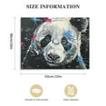thumbnail image 3 of Nawypu Watercolor Panda Poster Cute Animal Graffiti Canvas Prints Funny Panda Picture Artworks Modern Animal Canvas Painting on Canvas for Home Decoration Wall Art, 3 of 6