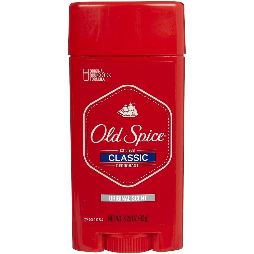 2 Pack Old Spice Classic Deodorant Stick, Original 3.25 oz Walmart