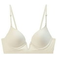 thumbnail image 1 of asddcavvf Bras for Women French Deep V Low Cut Large Open Back U Shaped Beautiful Back Seamless Unde, 1 of 5