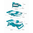 thumbnail image 5 of Bañera Xtellar Tina De Baño Para Bebe Plegable Portatil Casa Y Viaje Color Azul, 5 of 5