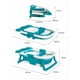 thumbnail image 5 of Bañera Xtellar Tina De Baño Para Bebe Plegable Portatil Casa Y Viaje Color Azul, 5 of 5