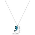 thumbnail image 3 of Fiudx Colgante de Ópalo Azul, Elegante Collar para Mujer, Joyería de Aleación de Moda, Accesorio Llamativo, Regalo para Fiesta, Banquete, Compromiso, Una Impactante Declaración de Moda Femenina., 3 of 6