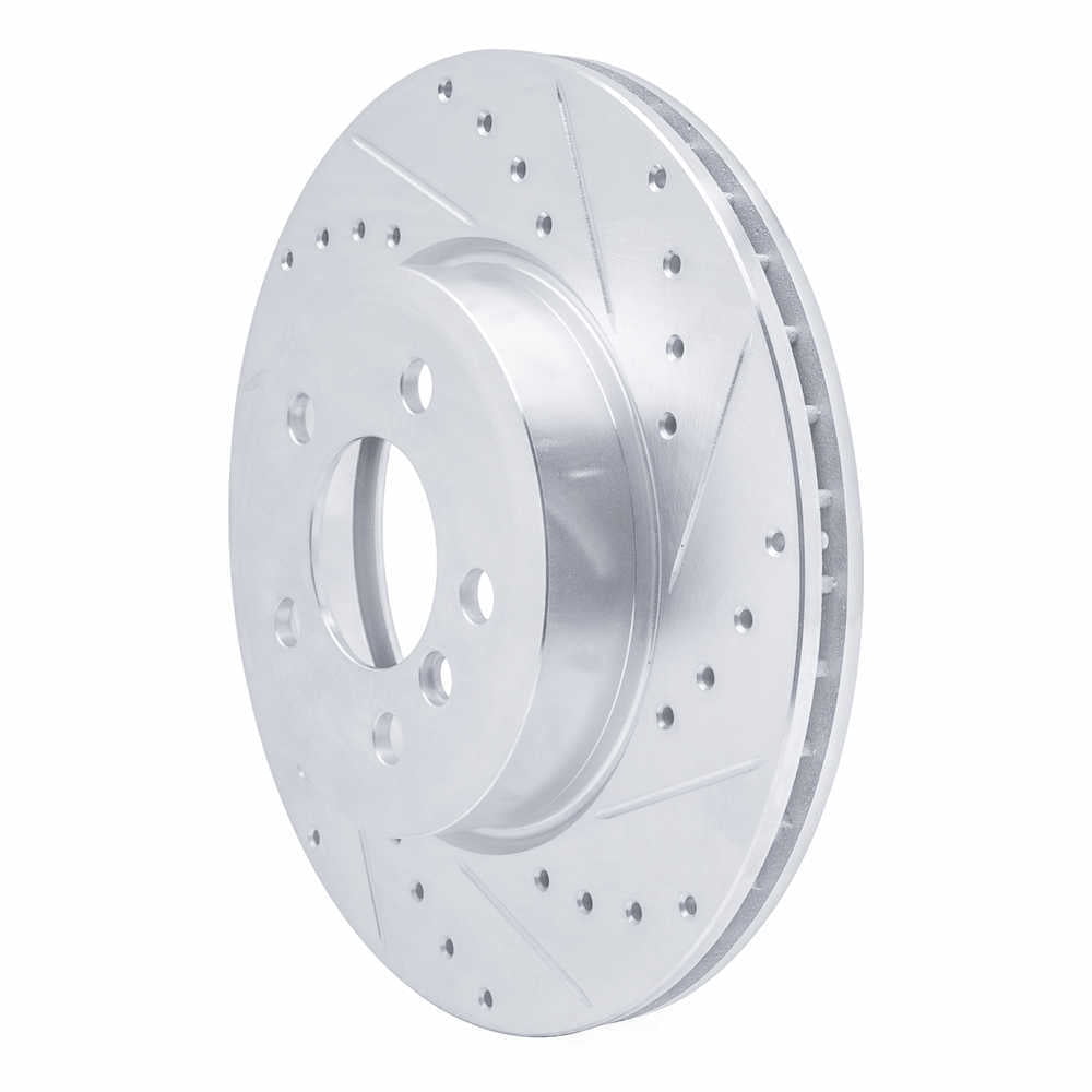 Dynamic Friction Company 631-31139R DFC Brake Rotor - Drilled And Slotted - Silver