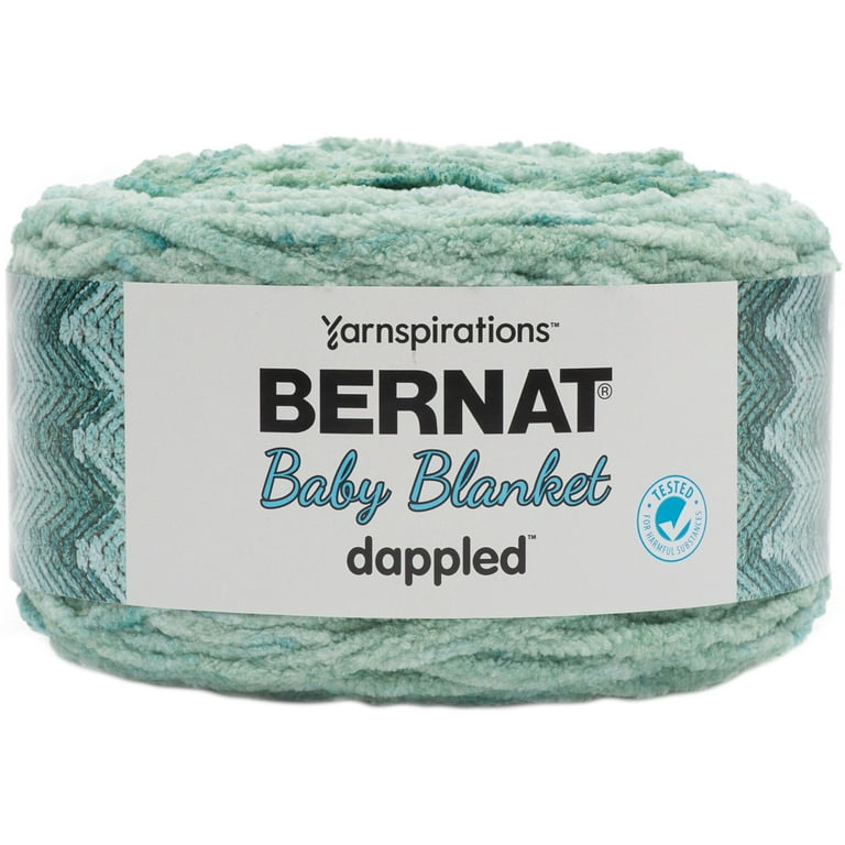 Bernat Baby Blanket Dappled Yarn Misty Jungle Green Walmart