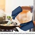 thumbnail image 5 of Heat Resistant Oven Mitts - Non-Slip Kitchen Gloves for Baking, Cooking, and BBQ, Waterproof and Comfortable, 5 of 7