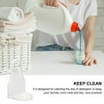 thumbnail image 6 of HOMEMAXS White Plastic Laundry Detergent Cup Holder with Drip Catch for Home Use 2 Pieces, 6 of 6