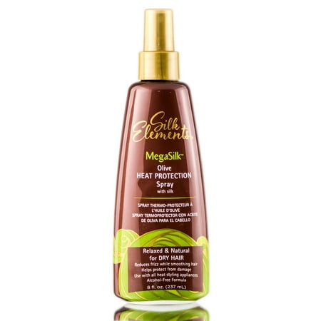Silk Elements Megasilk Olive Heat Protection Spray 8 Oz