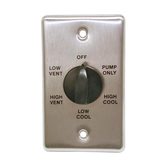 B & K 4515227 Metal Black Evaporative Cooler Wall Switch