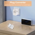 thumbnail image 2 of Convertidor Adaptador universal UE Reino Unido EE. UU. AU 100-240V 5V 2.1A, 2 of 9