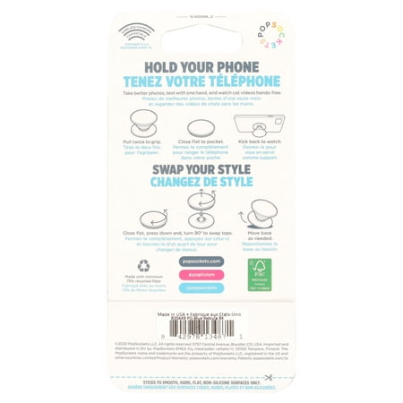 PopSockets ポップグリップ Blue Nebula(ブルー ネブラ)