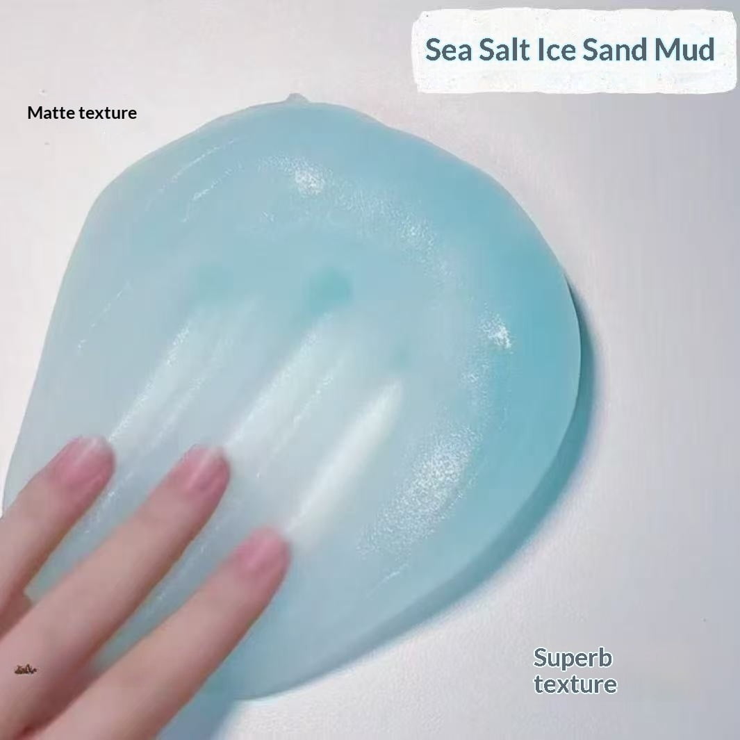 Matte finish, multi-colored smoothie, mud, fruit jam, slime, soft, stress-relieving bucket of snow mud, voice-controlled foam paint, handcrafted DIY.