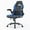 Blue, variant on edx Gaming Chair, Computer Chair Ergonomic Office Chair PU Leather Desk Chair Executive Adjustable Swivel Task Chair with Flip-up Armrest