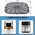 thumbnail image 5 of Air Fryer Replacement Grill Pan, Air Fryer Accessories for Chefman RJ38-SQSS-8T-D, 8QT Nonstick Remo, 5 of 5