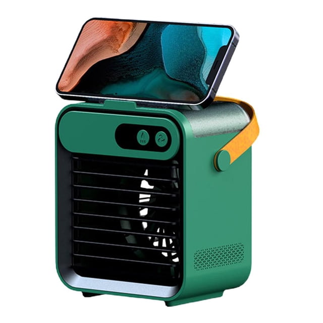 Aire Personal Portátil 4 En 1 Con Soporte Plegable, Ventilador De Escritorio Con Carga Usb, Ventilador De Aire Acondicionado Súper Silencioso Con 3 Velocidades De Viento matsuzay HA047692-01