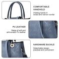 thumbnail image 3 of New fashion handbag with large capacity and simple leisure shoulder crossbody bag - blue, 3 of 5