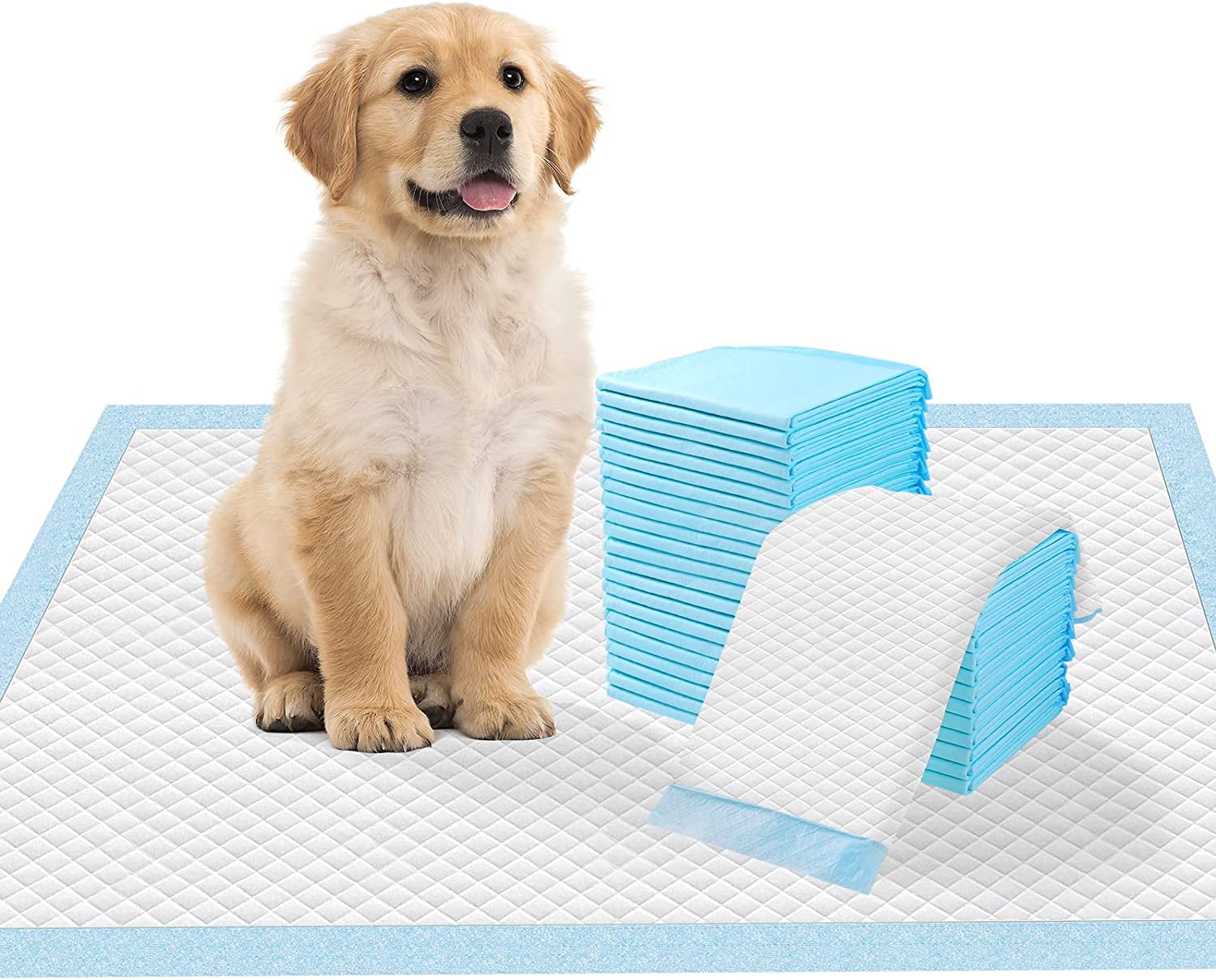 Mingwear Disposable Dog Training Pads XL (20 Count), 5 Layers Super