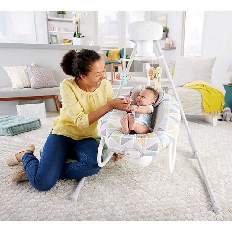 Fisher price cheap swing bouncer combo