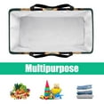 thumbnail image 5 of Xiong Fugu Large Capacity Reusable Foldable Oxford Cloth Easter Basket Tote Bag Shopping Bags Decorative Box, 5 of 7